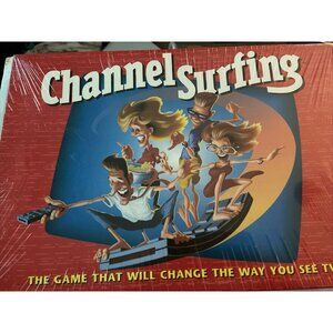Vtg Board Game Channel Surfing Family Factory Sealed 1994, Milton Bradley y2k